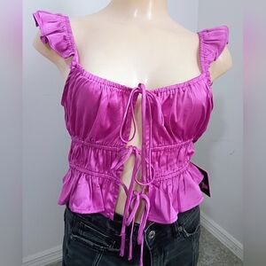 🔥BNWT Mixed Threads Los Angeles Crop Top